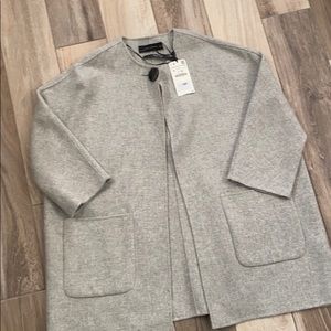 Zara Wool 3/4 Sleeve Coat